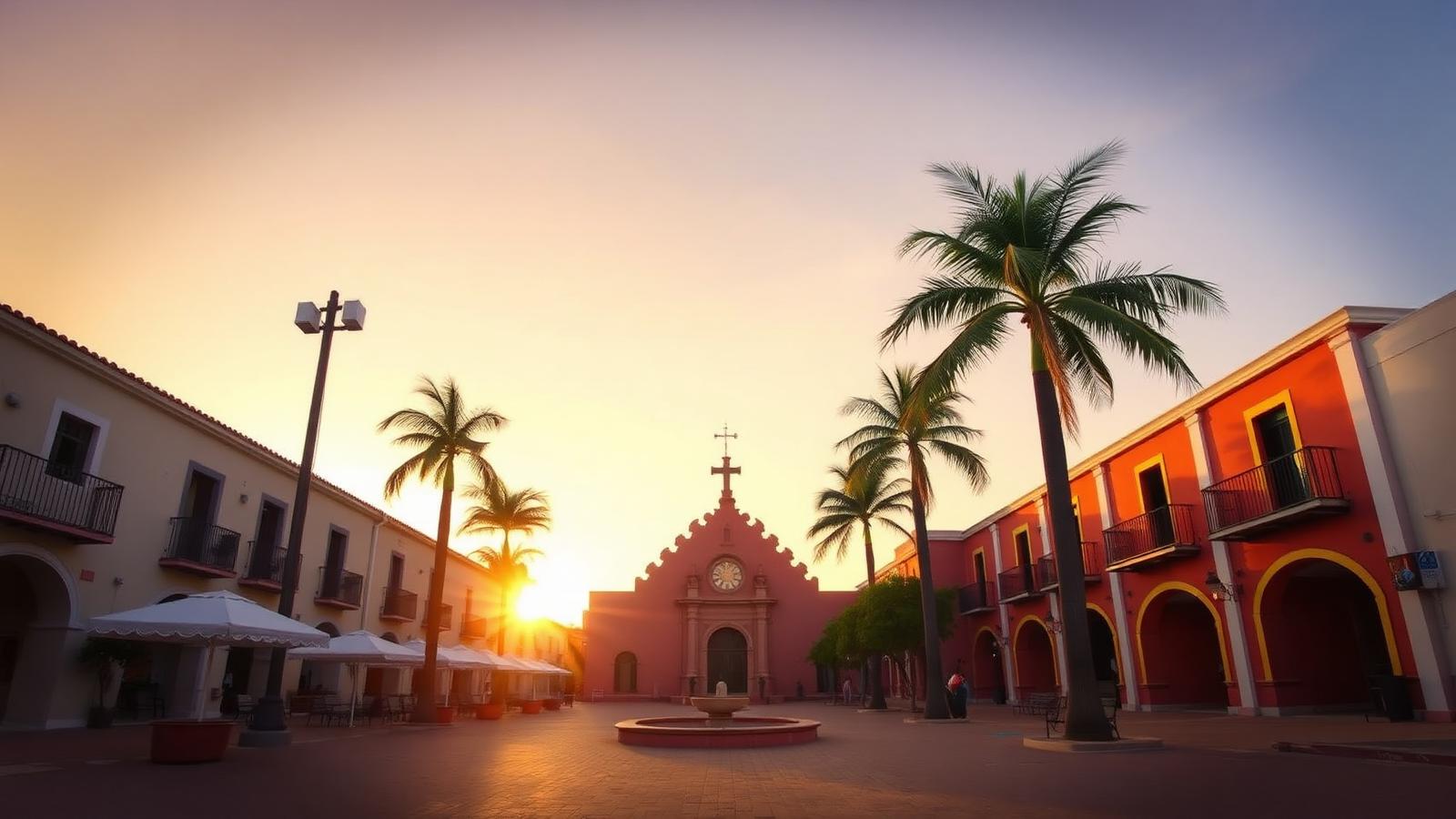 Plaza colonial de San José del Cabo